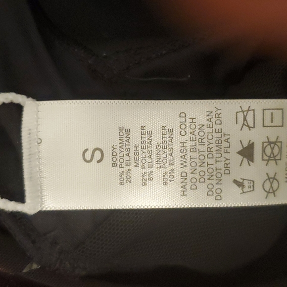 Black One Piece Bathing Suit - Picture 6 of 6